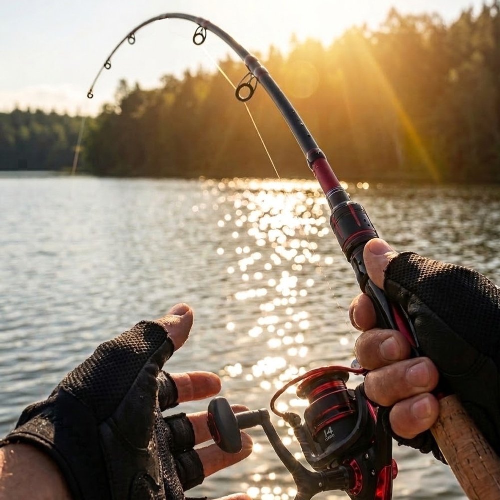 Vara de Pesca Ultraleve em Fib - Fishing Rod Combo avaliação e preço
