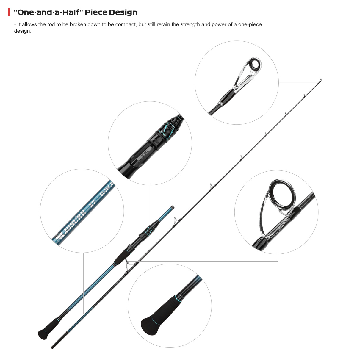Vara de Pesca NOEBY K7 para Ji - Fishing Rod Surf avaliação e preço
